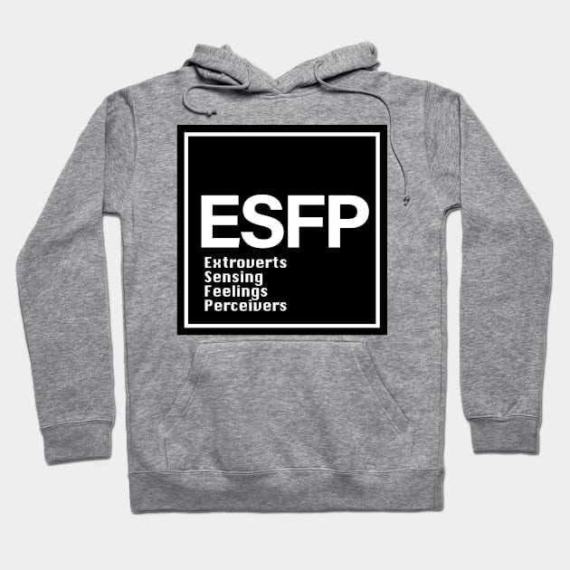 ESFP MBTI, 16 Personalities , black Hoodie by princessmi-com